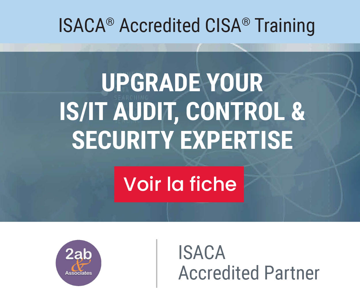 Cours de préparation au CISA (5 jours)