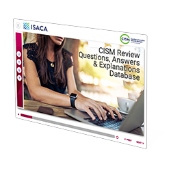 Base de questions CISM