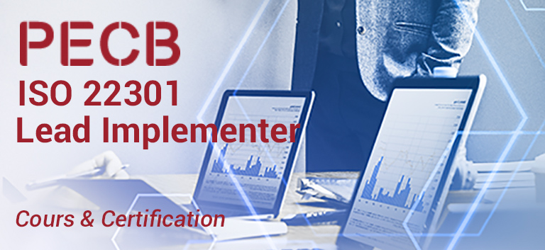 PECB ISO 22301 Lead Implementer (5 jours)