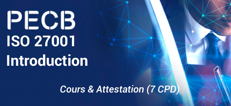 PECB ISO/IEC 27001 Introduction (1 jour)